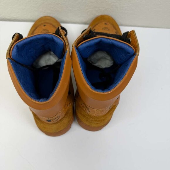 Mens MCM High-Top Visetos Cognac E.U. Size 43 U.S. Size 10.5 main image 6